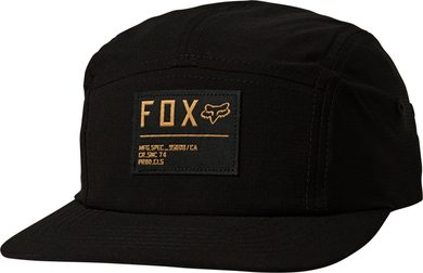 FOX Non Stop 5 Panel Hat Black/Yellow