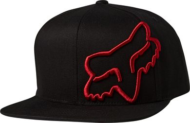 FOX Headers Snapback Hat Black/Red