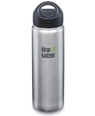 KLEAN KANTEEN Wide w/Wide Loop Cap 800 ml, burshed stainless