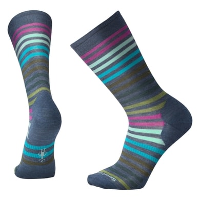 SMARTWOOL M Spruce Street Crew dark blue steel heather