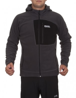 NORDBLANC NBWFM3856 GRA STORM - men's fleece hoodie