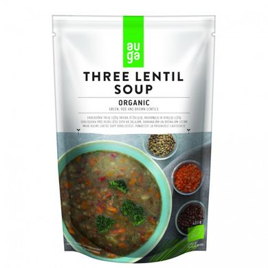 AUGA Organic Three Types of Lentil Soup 400g