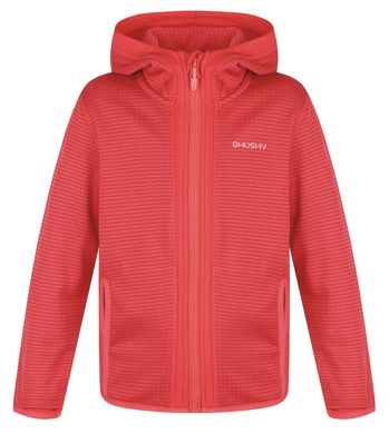 HUSKY Dětská mikina s kapucí Artic Zip K red