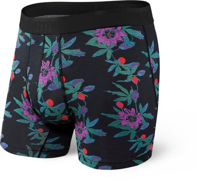 SAXX PLATINUM BOXER BRIEF FLY black hawaiian noir