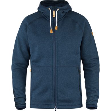 FJÄLLRÄVEN Övik Fleece Hoodie M, Navy