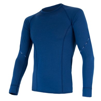 SENSOR MERINO AIR men's long sleeve shirt dark blue