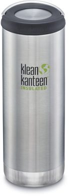 KLEAN KANTEEN TKWide w/Wide Loop Cap - Brushed Stainless 473 ml