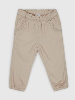 GAP 501734-01 Dětské plátěné kalhoty Béžová