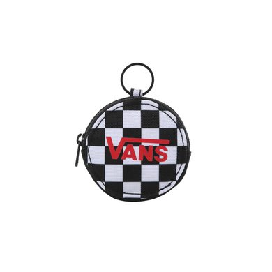 VANS WM COIN PURSE KEYCHAIN BLACK CHECKERBOARD