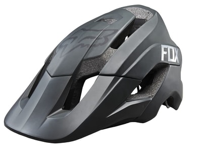 FOX 15931-255 METAH BLK Matte Black - cyklistická helma