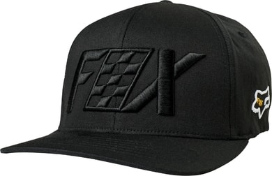 FOX CZAR FLEXFIT HAT, Black