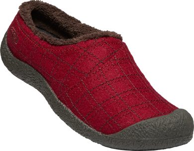 KEEN HOWSER WRAP SLIDE W red felt/plaid