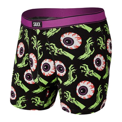 SAXX DAYTRIPPER BOXER BRIEF FLY, green zombie apocalypse