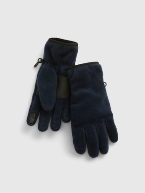 406123-01 Dětské fleece rukavice Tmavě modrá