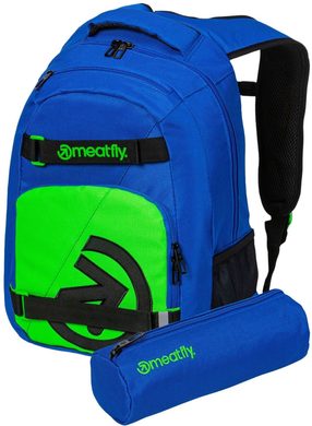 MEATFLY Exile 24, Royal Blue/Safety Green