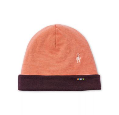 SMARTWOOL MERINO 250 CUFFED BEANIE, sunset coral heather