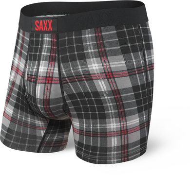 SAXX ULTRA BOXER BRIEF FLY, grey tartan