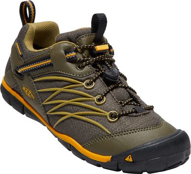 KEEN CHANDLER CNX WP JR dark olive/citrus