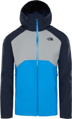 THE NORTH FACE M STRATOS JACKET BOMBERBLE/MIDGREY/URBNAVY