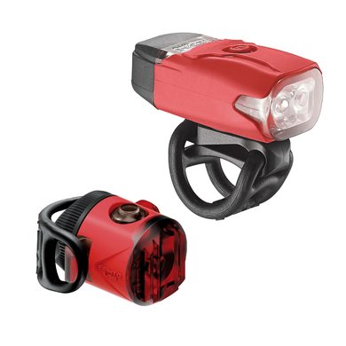 LEZYNE LED KTV DRIVE / FEMTO USB PAIR RED