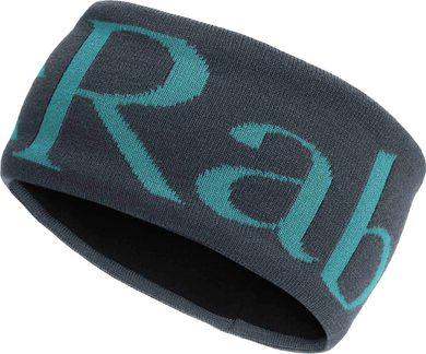 RAB Rab Knitted Logo Headband, ebony