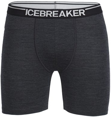 ICEBREAKER M Anatomica Long Boxers JET HTHR