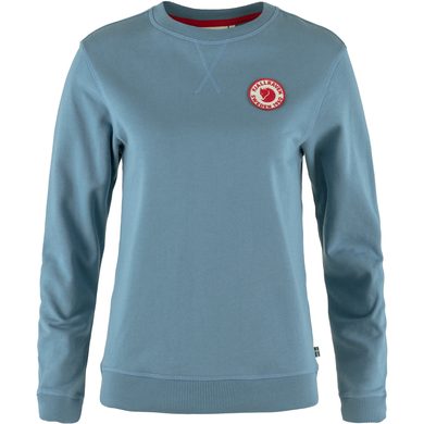 FJÄLLRÄVEN 1960 Logo Badge Sweater W, Dawn Blue