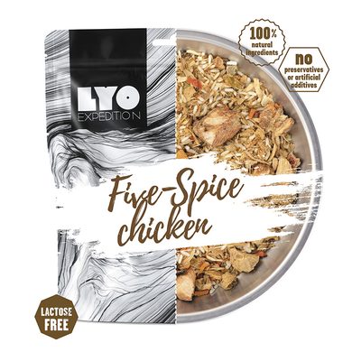 LYOFOOD Chicken five flavours with rice, 370g