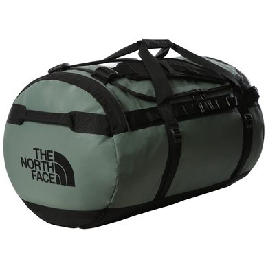 THE NORTH FACE BASE CAMP DUFFEL L, 95L LAUREL WREATH GREEN/TNF BLACK