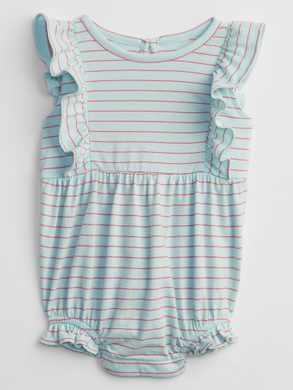 GAP 697229-00 Baby body stripe Modrá