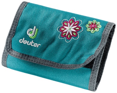 DEUTER Wallet petrol flower - pěněženka