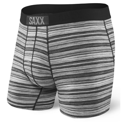SAXX VIBE BOXER BRIEF, charcoal heather stripe