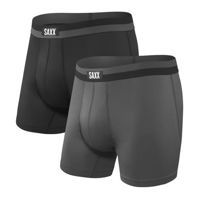 SAXX SPORT MESH BB FLY 2PK, black/graphite