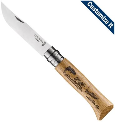 OPINEL VRI N°08 Inox Animalia 2019 motif Fish