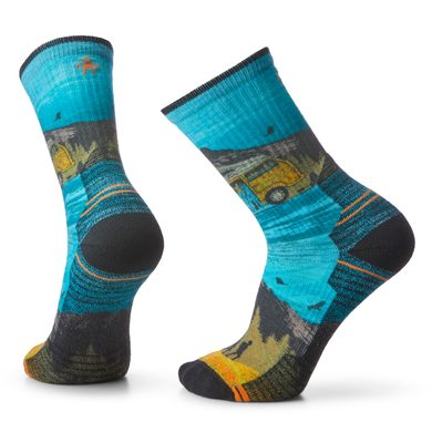 SMARTWOOL HIKE LC GREAT EXCURSION PRINT CREW, multi color