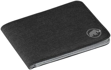 MAMMUT Flap Wallet Mélange, black