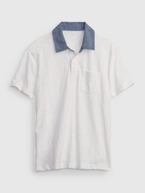 GAP 585694-01 Dětské polo tričko Bílá