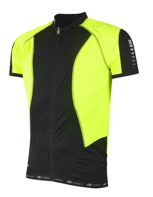 FORCE T12 short sleeve, black-fluo