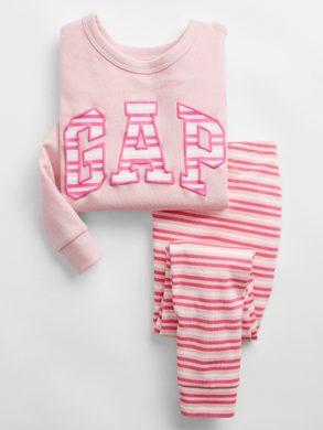 GAP 741731-00 Dětské pyžamo s logem Růžová