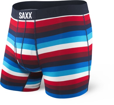 SAXX ULTRA BOXER BRIEF FLY navy/red cabana stripe