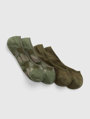 GAP 714396-00 Nízké ponožky, 2 páry Zelená