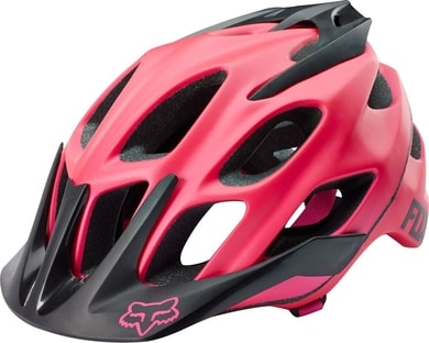 FOX Womens Flux Black/Pink - cyklistická přilba