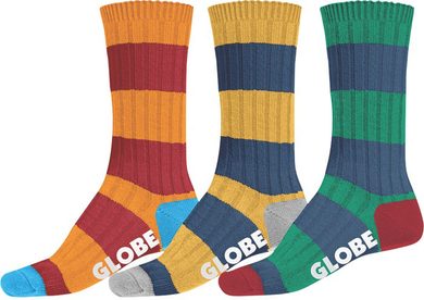 GLOBE Fat Stripe Boots Deluxe 3Pk Assorted