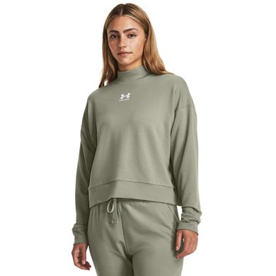 UNDER ARMOUR Rival Terry Mock Crew-GRN