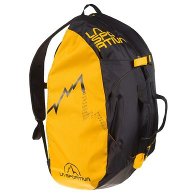 LA SPORTIVA Medium Rope Bag, Black/Yellow