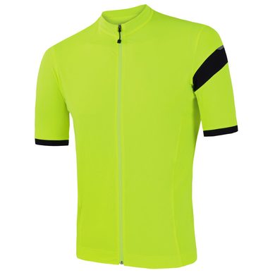 SENSOR CYKLO CLASSIC men's jersey full-zip, reflex yellow/black