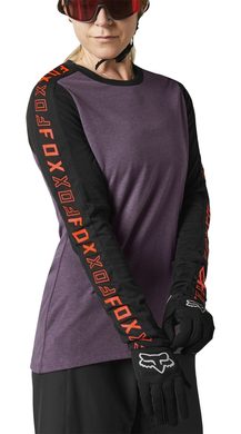 FOX W Ranger Dr Ls Jersey, Black/Purple