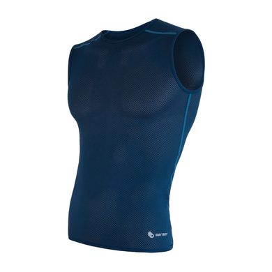 SENSOR COOLMAX AIR men's sleeveless shirt dark blue