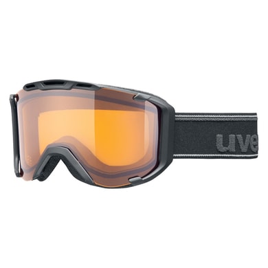 UVEX SNOWSTRIKE LGL black mat dl/lasegold lite - černé lyžařské brýle