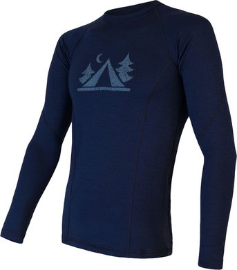 SENSOR MERINO DF CAMP deep blue